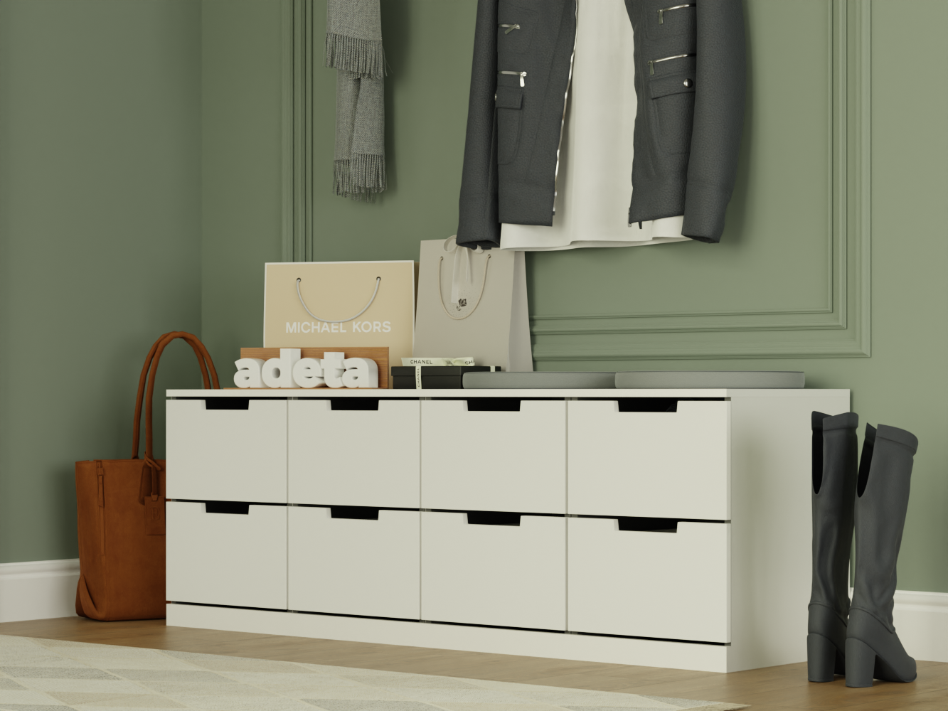 Нордли 24 white ИКЕА (IKEA) изображение товара