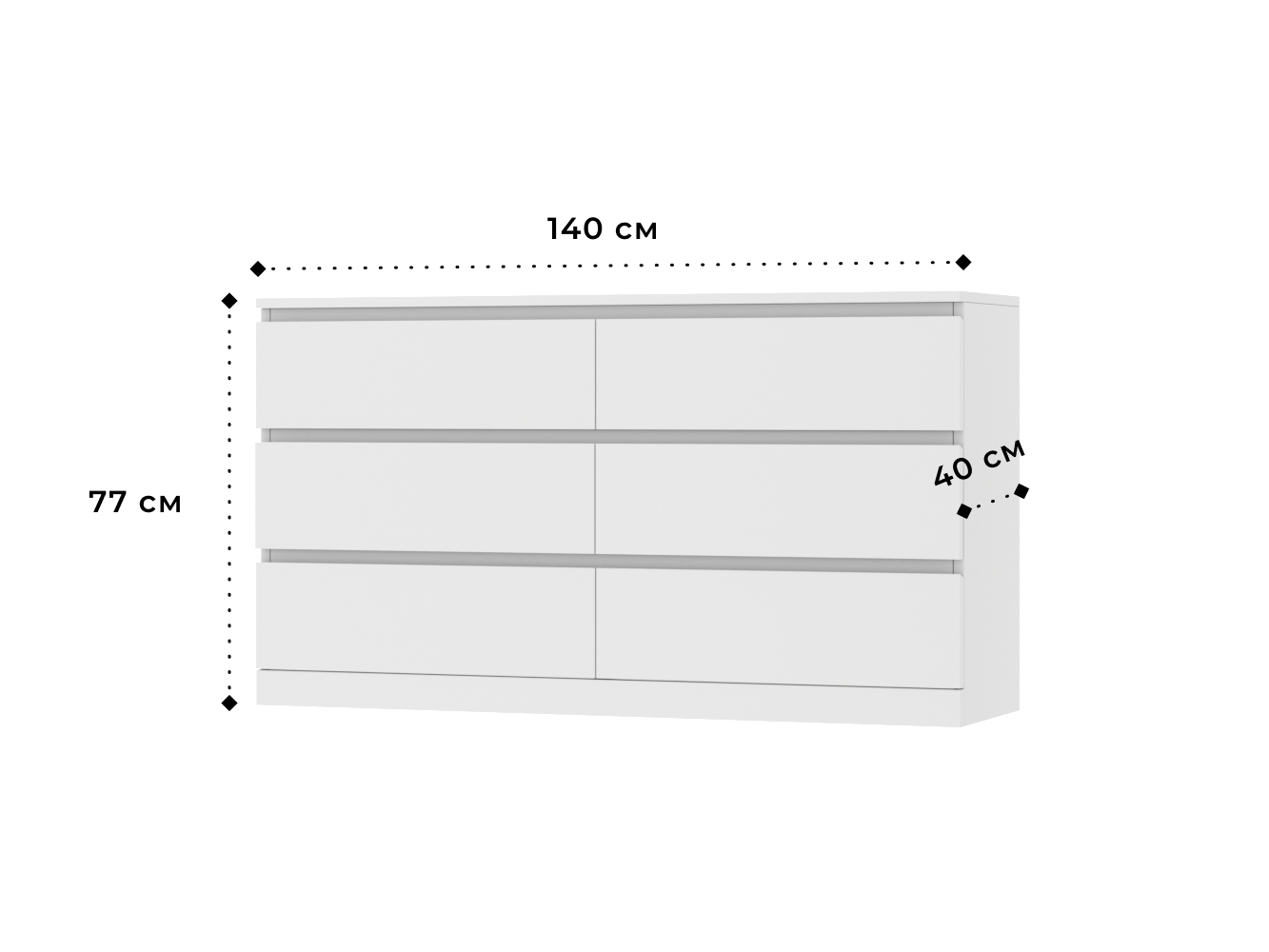 Мальм 15 white ИКЕА (IKEA) изображение товара