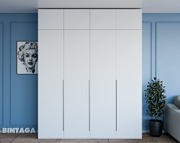 Изображение товара Пакс Альхейм 24 white (silver) ИКЕА (IKEA) на сайте bintaga.ru