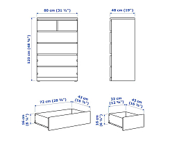 Изображение товара Мальм 26 beige ИКЕА (IKEA) на сайте bintaga.ru