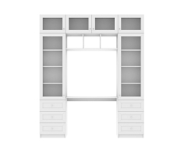 Изображение товара Билли 365 white ИКЕА (IKEA) с рабочим местом на сайте bintaga.ru